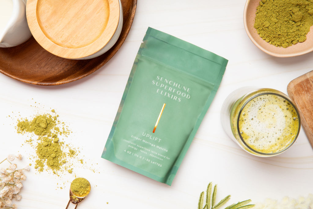 Uplift - Ginger Moringa Matcha Superfood Elixir – Senchune